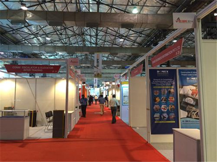 Our company in 2014 International Elevator&Escalator Exhibition, in India