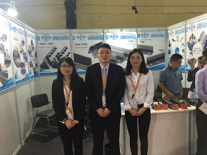 Suzhou Mozitor Elevator Co., Ltd attended the India elevator exhibition of 2016.