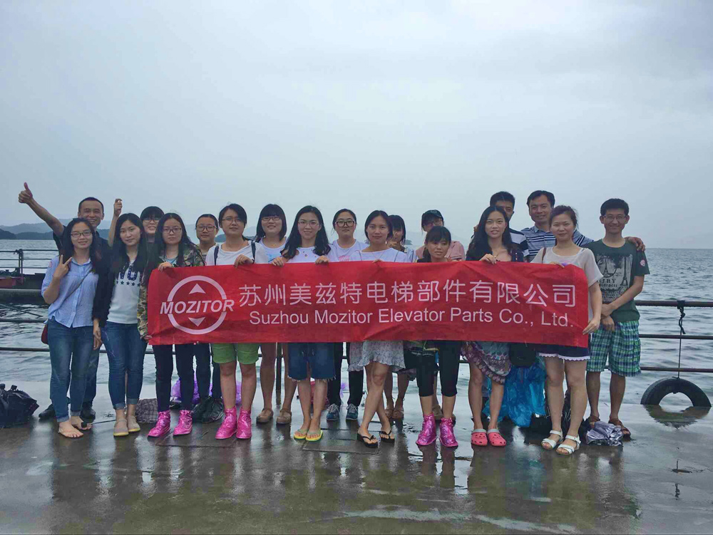 The sales and manage department of Suzhou Mozitor Elevator Co., Ltd three days and two nights trip in
